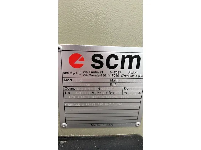 Freesmachine scm t110 - 1996 - afbeelding 5 van  5