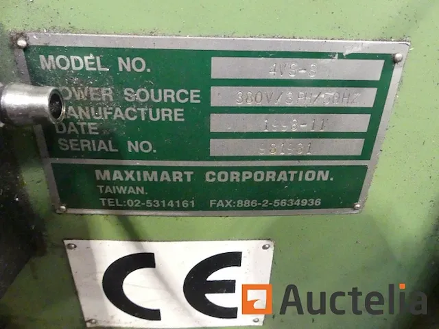 Freesmachine semi-automatische maximart 4vs-s - afbeelding 14 van  22