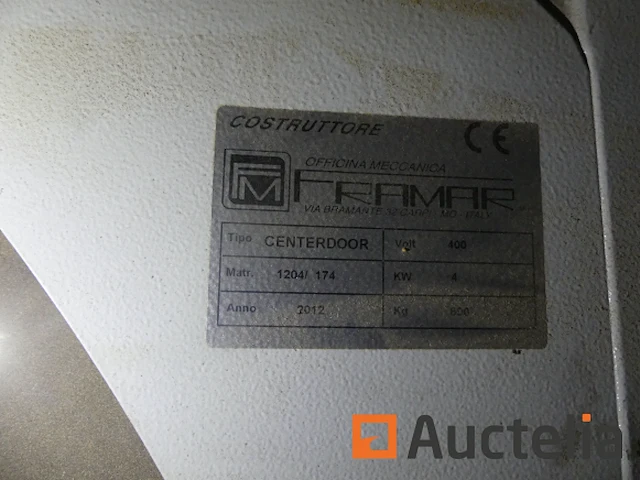 Freesmachine voor framar centerdoor - afbeelding 5 van  12