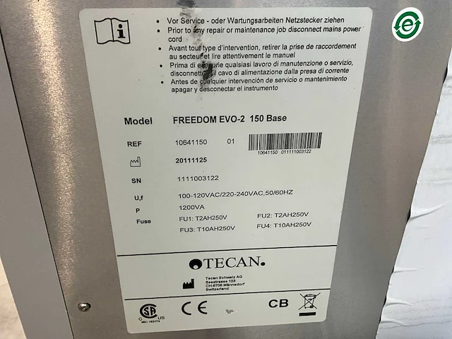 Freesom evo-2 pipetteerrobot - afbeelding 8 van  8