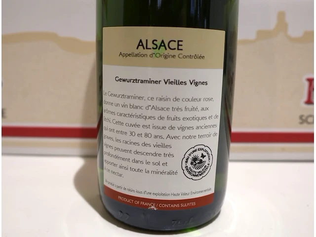 Frey-sohler gewürztraminer vieilles vignes 2019 (x30) - afbeelding 3 van  4