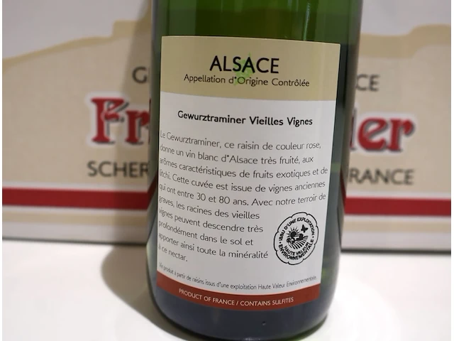 Frey-sohler gewürztraminer vieilles vignes 2019 (x6) - afbeelding 3 van  4