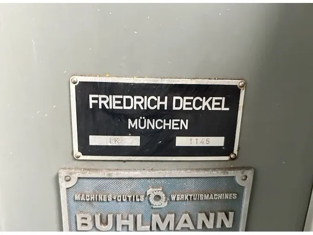 Friedrich deckel lk1145 cordinatenboorslijpmachine - afbeelding 7 van  9
