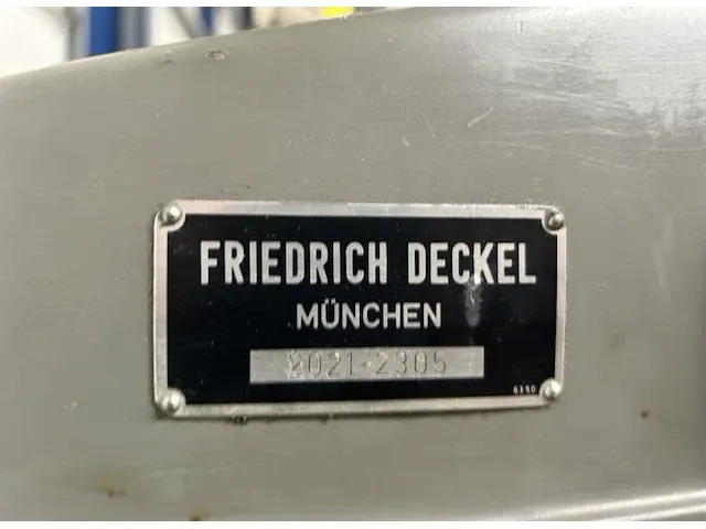 Friedrich deckel lk1145 cordinatenboorslijpmachine - afbeelding 8 van  9