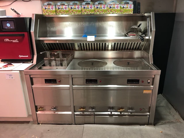 Frietstoof professionele hegro revolution van hr barwanden friteuse op gas - afbeelding 1 van  17