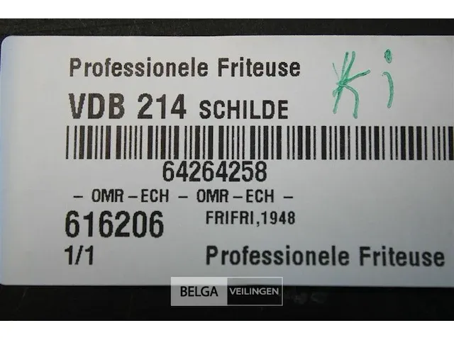 Frifri 1948 professionele friteuse - afbeelding 3 van  3