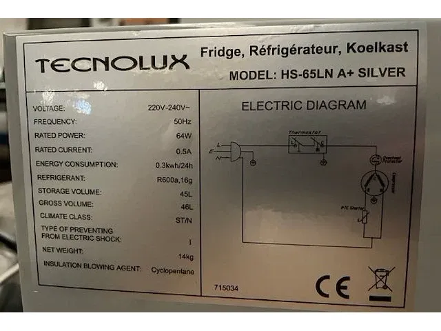 Frigo technolux - afbeelding 3 van  4