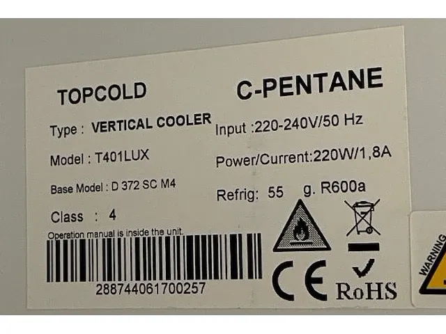 Frigo topcold - afbeelding 4 van  6
