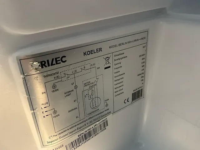 Frilec berlin160-4 koelkast - afbeelding 5 van  5