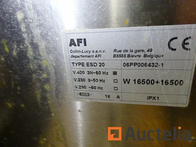 Friteuse dubbele bak afi esd 20 - afbeelding 4 van  9