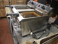 Friteuse hendi, 2-delige friteuse combi steel (24,25) - afbeelding 4 van  8