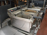 Friteuse hendi, inox friteuse 2 potten combi steel (24,25) - afbeelding 3 van  8