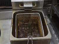 Friteuse hendi, inox friteuse 2 potten combi steel (24,25) - afbeelding 7 van  8