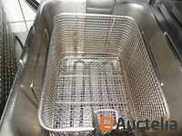 Friteuse met 2 vakken + roestvrijstalen plank op caterchef-console - afbeelding 5 van  6