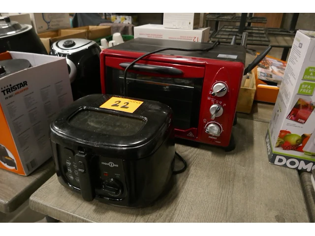 Friteuse + mini bakoven - afbeelding 1 van  4