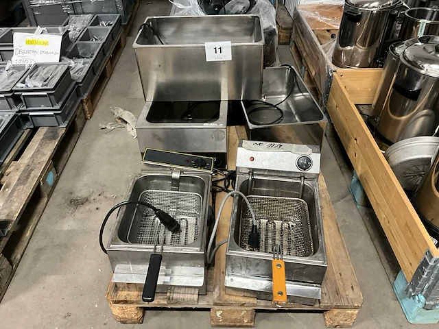 Friteuses en au bain marie (5x) - afbeelding 1 van  11