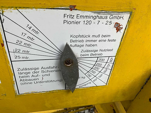 Fritz emminghaus t20k7-85 verhuislift - afbeelding 3 van  12