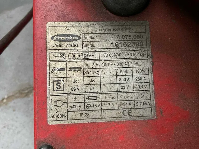 Fronius transtig 3000 lasapparaat - afbeelding 5 van  5