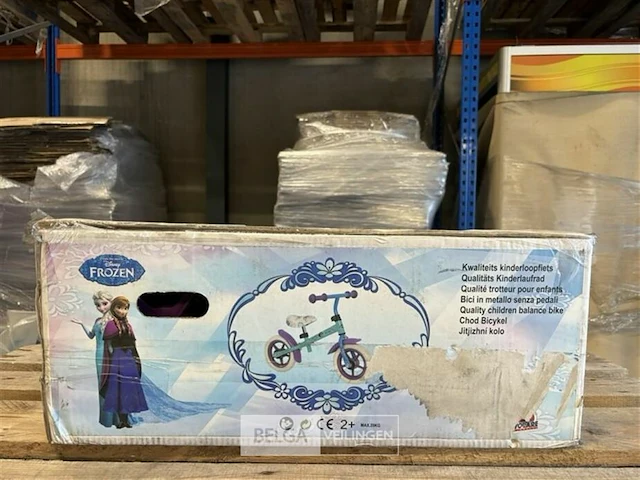 Frozen kinderloopfiets - afbeelding 1 van  3