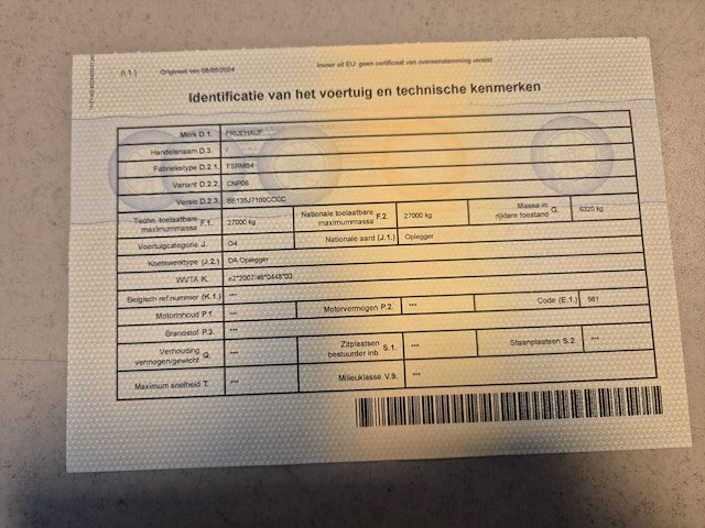 Fruehauf oplegger 2018 - afbeelding 9 van  16