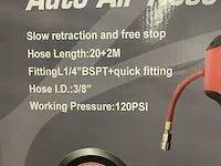 Ftools automatische luchtslanghaspel 20 meter - afbeelding 3 van  4