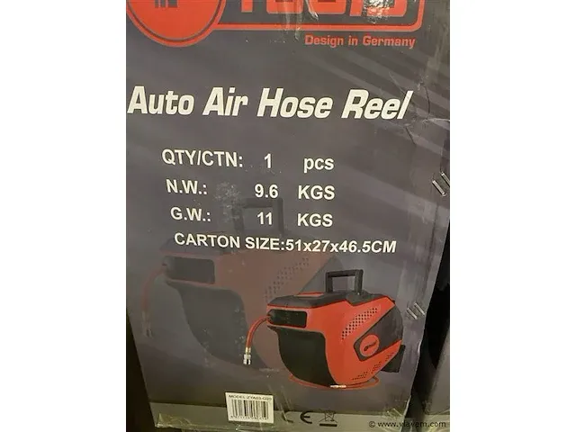 Ftools automatische luchtslanghaspel 20 meter - afbeelding 4 van  4