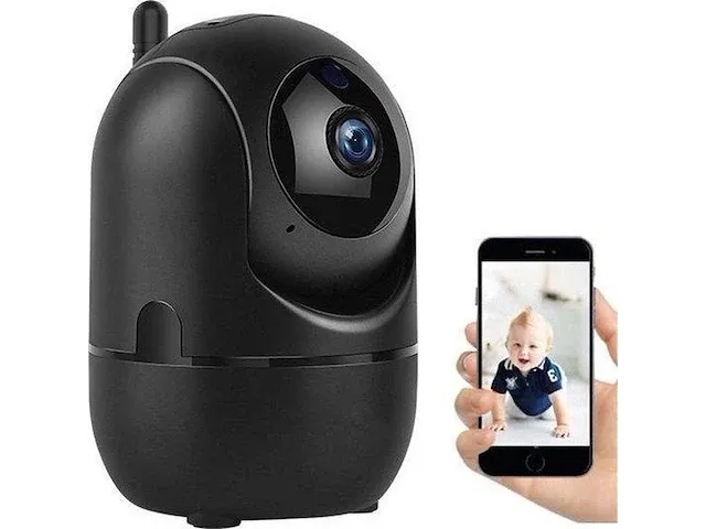 Fuegobird indoor ip camera - 1080p - beveiligingscamera - huisdiercamera - baby camera - compatibel met 2.4g/5g wifi - beweeg en geluidsdetectie - werkt met app - wit - afbeelding 1 van  4