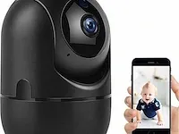 Fuegobird indoor ip camera - 1080p - beveiligingscamera - huisdiercamera - baby camera - compatibel met 2.4g/5g wifi - beweeg en geluidsdetectie - werkt met app - wit - afbeelding 1 van  4