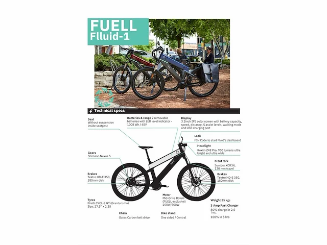 Fuell flluid-1 elektrische fiets - afbeelding 11 van  19