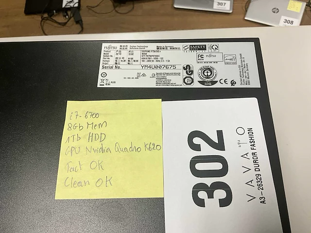Fujitsu m15w esprimo p 756/e85+ desktop - afbeelding 4 van  4