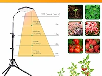 Full spectrum groeilamp met statief - afbeelding 3 van  3