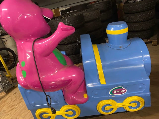 Fun2 learn - barney & friends train - kiddy ride - afbeelding 6 van  7