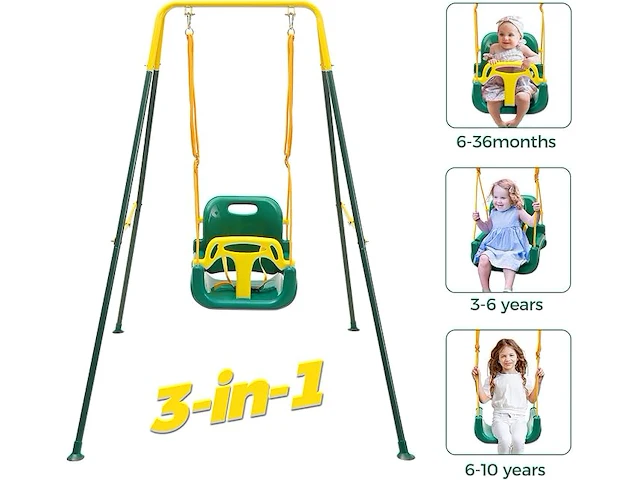 Funlio 3-in-1 peuterschommelset - afbeelding 3 van  3