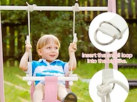 Funlio opvouwbare houten schommelset - afbeelding 5 van  5