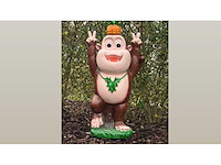Funny monkey / aap h95cm - afbeelding 1 van  1