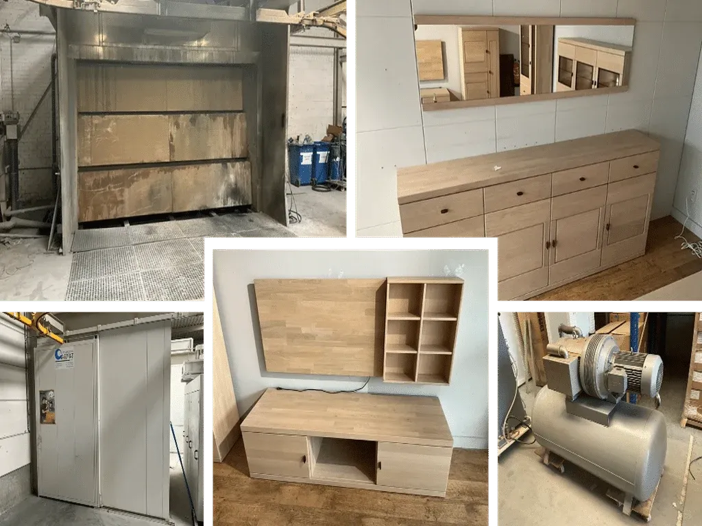 Furniture, wood & machinery - erpe-mere - 26/06/2023