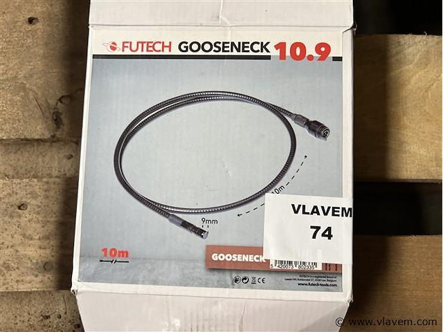 Futech gooseneck 10.9 en toestel t-rx24 - afbeelding 1 van  2