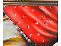 G. spagnolo - reclining woman by the window - 80x120 cm - 1979 - afbeelding 3 van  13