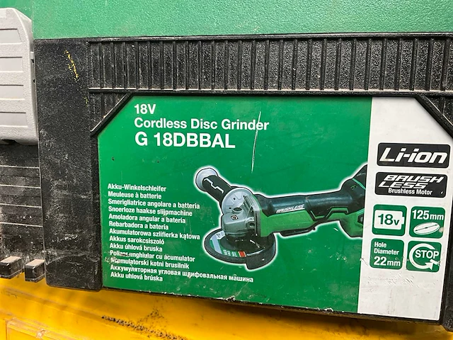 G18dbbal hikoki accuslijpschijf - afbeelding 4 van  4