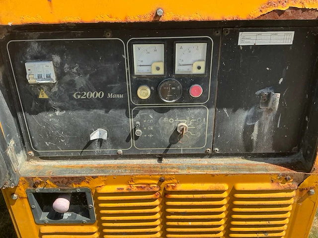 G2000 manu stroomgenerator - afbeelding 2 van  9