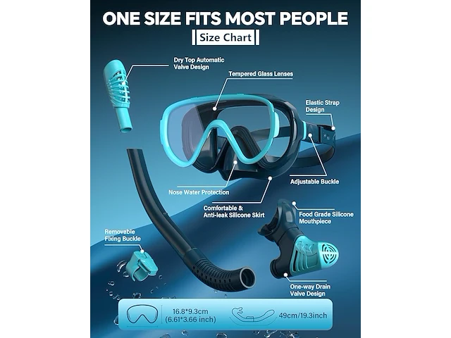 G2rise snorkelset - afbeelding 4 van  4