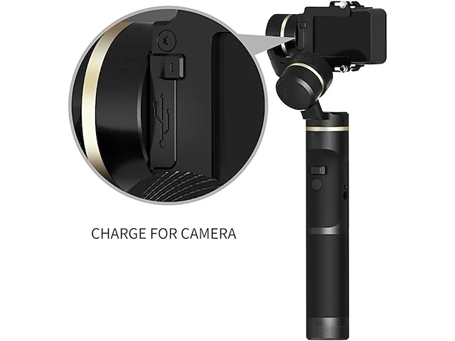 G6 handheld 3-axis gopro gimbal stabilizer - afbeelding 2 van  3