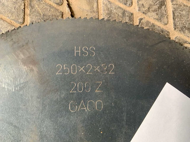 Gaco hhs 200z partij zaagbladen - afbeelding 5 van  5