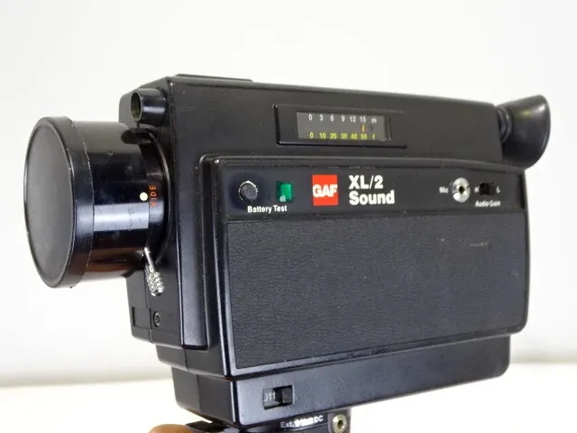 Gaf vintage videocamera - afbeelding 3 van  4