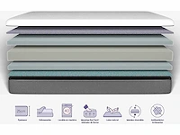 Gaïa natuurlijke latex matras - 25cm - 2 docking sides - gaïa - 90x190cm - afbeelding 5 van  5