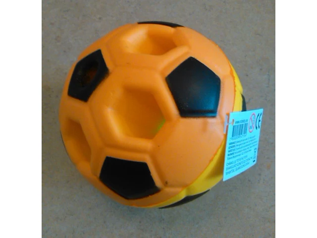 Galaxy stuiter (voet)bal met licht geel/wit - afbeelding 1 van  5