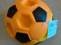 Galaxy stuiter (voet)bal met licht geel/wit