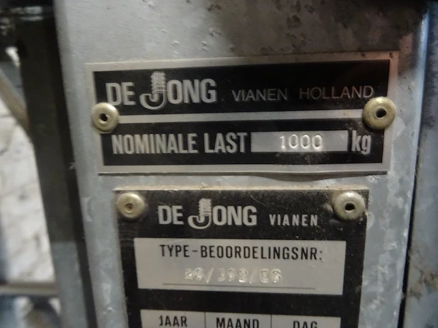 Galva goederenlift de jong - afbeelding 6 van  6