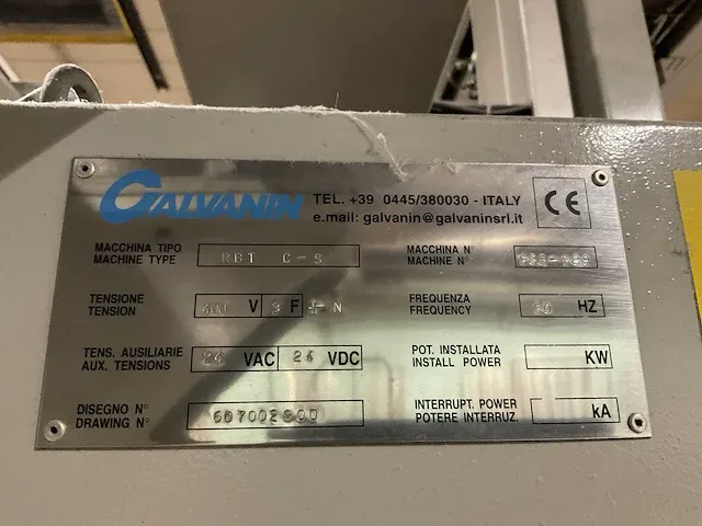 Galvanin rbt c-9 overlaadstation - afbeelding 20 van  33