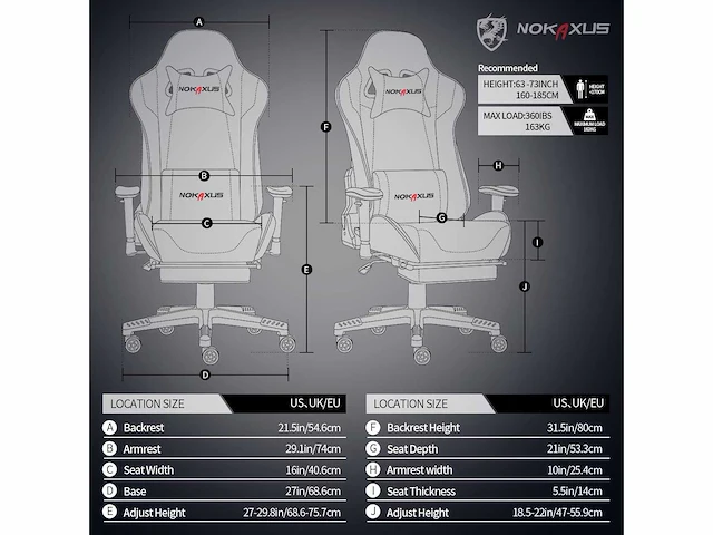 Gamestoel, ergonomische racestoel met hoge rugleuning - afbeelding 4 van  10